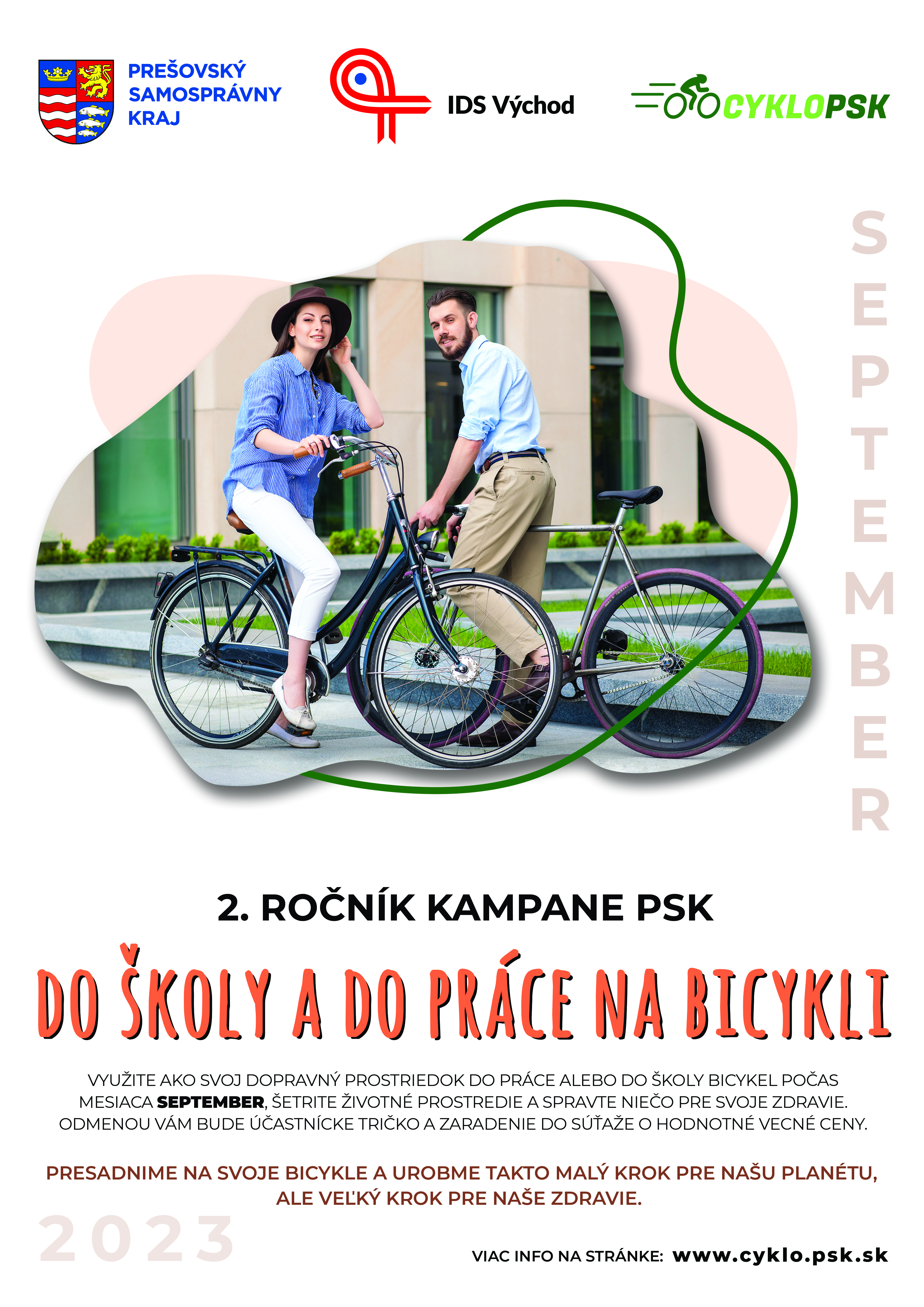 Do školy a prace na bicykli 2023