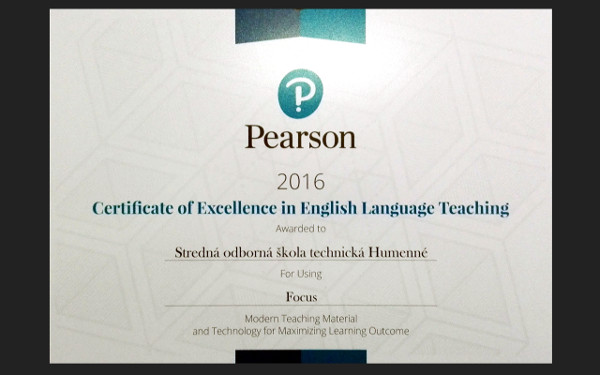 Pearson certifikat intro