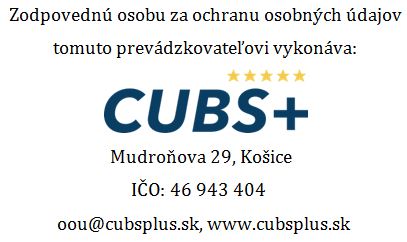 CUBS Kontaktne udaje