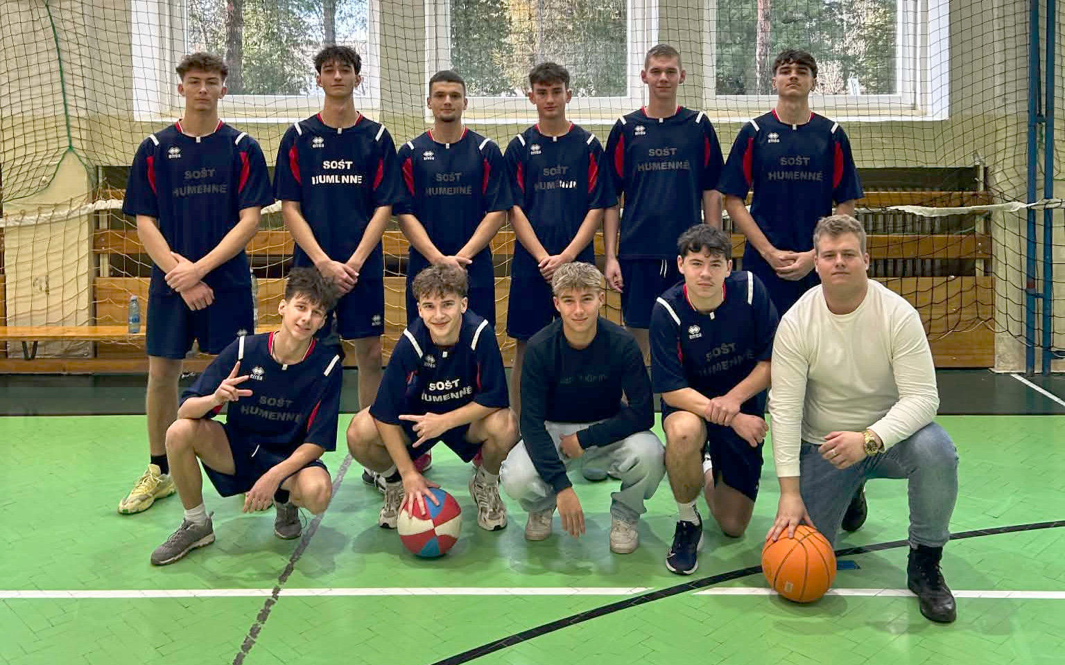 Reprezentanti SOŠT na medzinárodnom basketbalovom turnaji