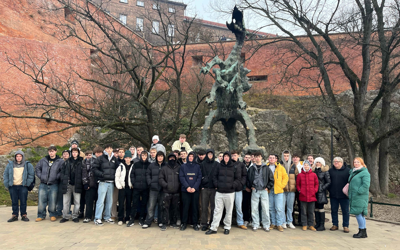 Účastníci výletu do Krakova