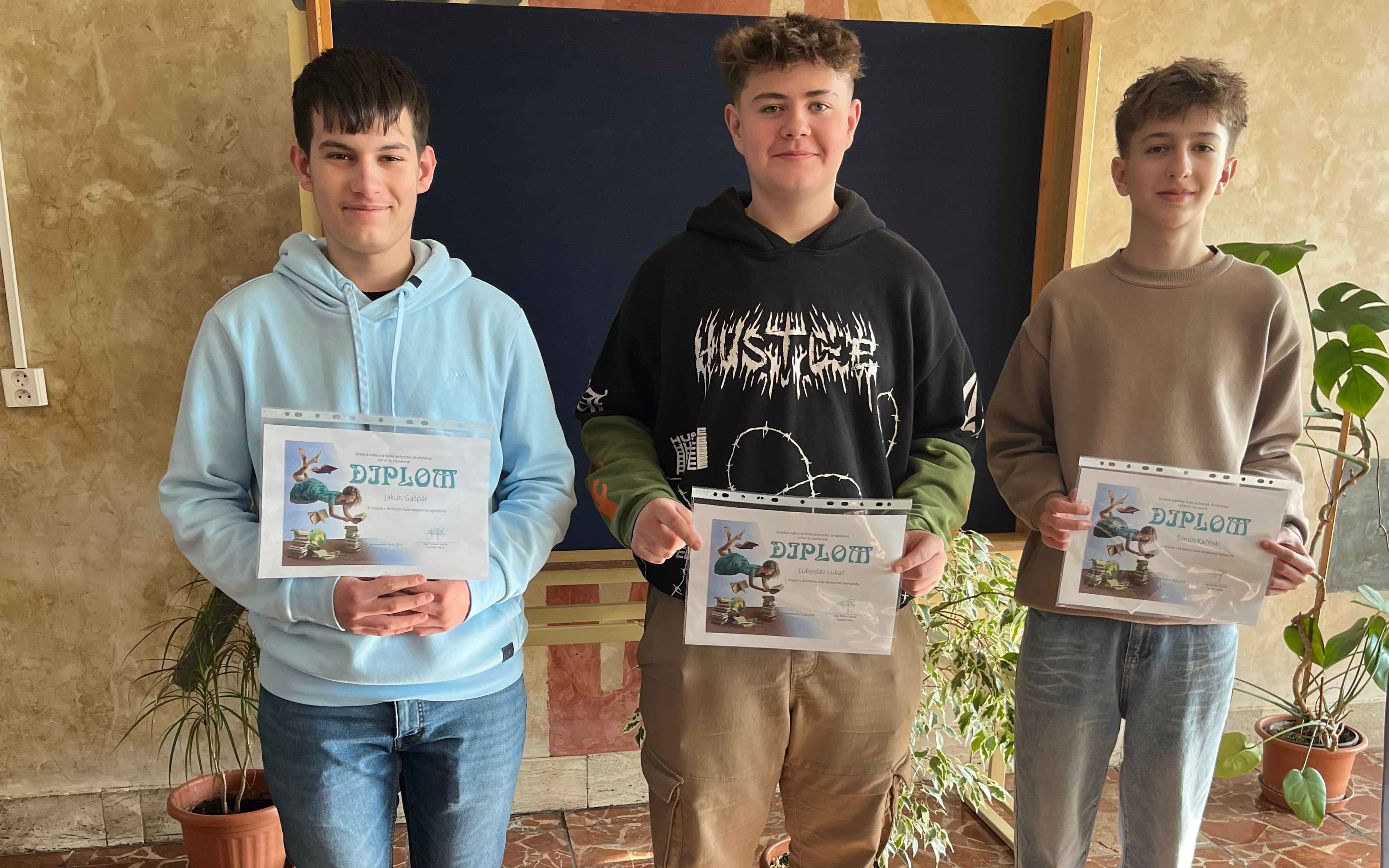 Víťazi školského kola dejepisnej olympiády